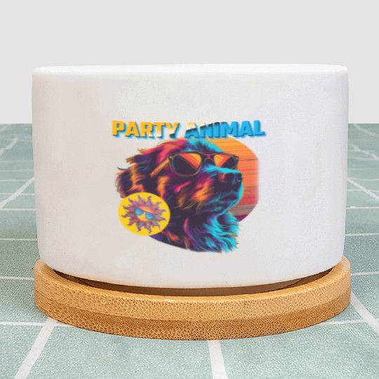 Party Animal Vintage Plant Pots