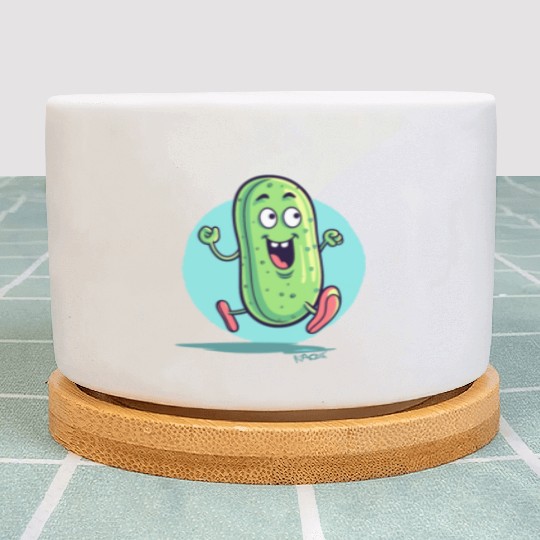 A Happy Running Pickle Plant Pots