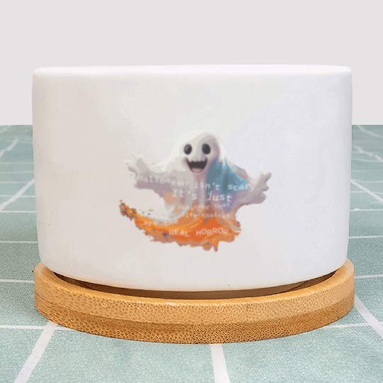 Ghost Real Horror Transparent Plant Pots