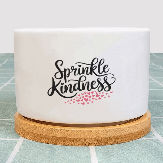 Sprinkle Kindness with Love Hearts Plant Pots