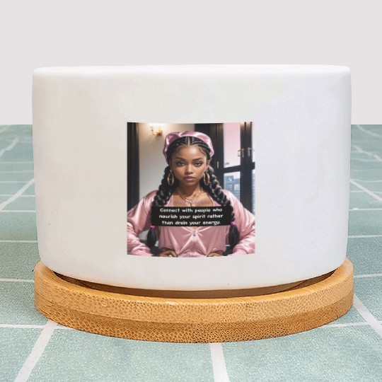 Connect with Positive People Plant Pots