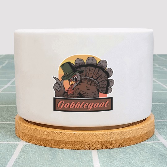 Gobblegool Thanksgiving Turkey Plant Pots