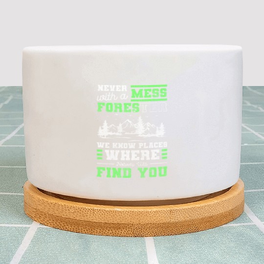 Forest Worker Task Trees Plant Pots