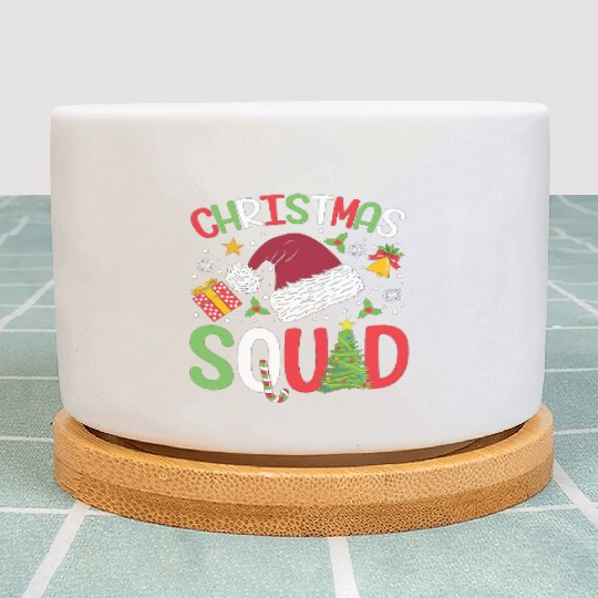 CHRISTMAS SQUAD Christmas hat Plant Pots