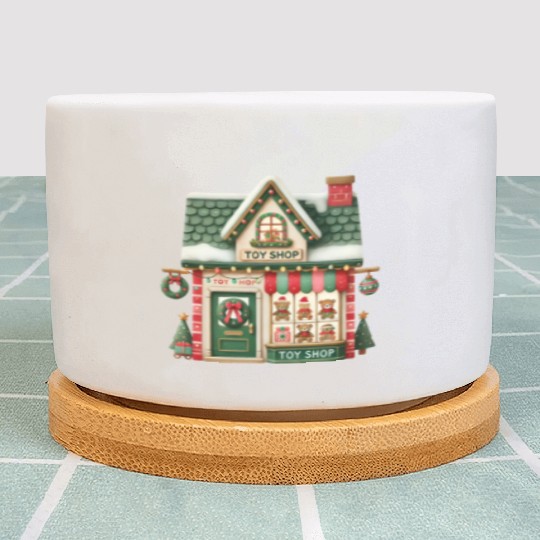 Merry Christmas, Christmas Vintage Plant Pots