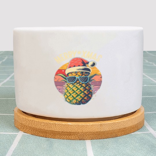 Pineapple Christmas Plant Pots