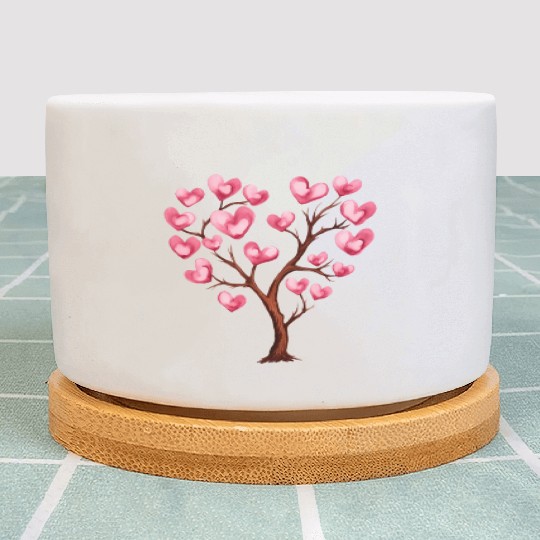 Heart Tree, Valentines Day Plant Pots