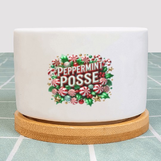 Peppermint Posse Plant Pots