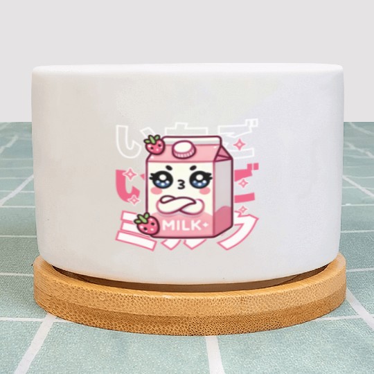 Touchy Strawberry Milk Hug Plant Pots