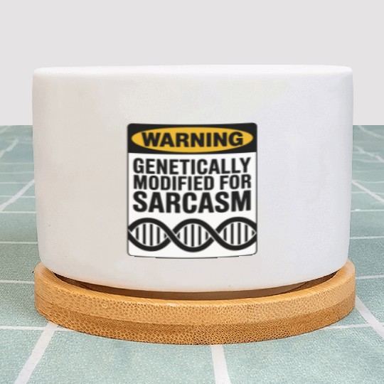 Sarcastic Genealogy DNA Test Genetics Biologist Plant Pots