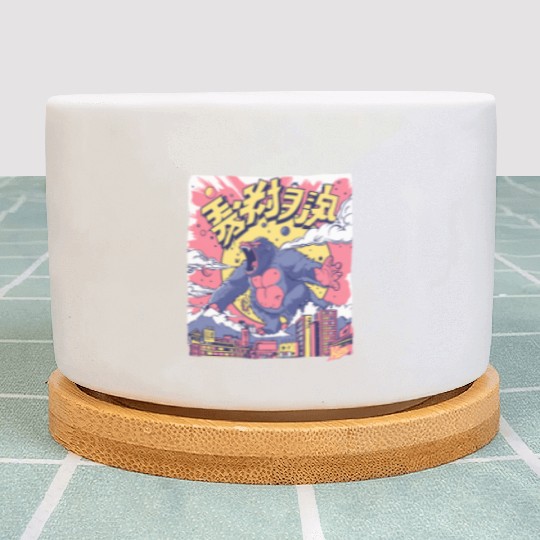 Kaiju Gorilla – Neon City Rampage Plant Pots