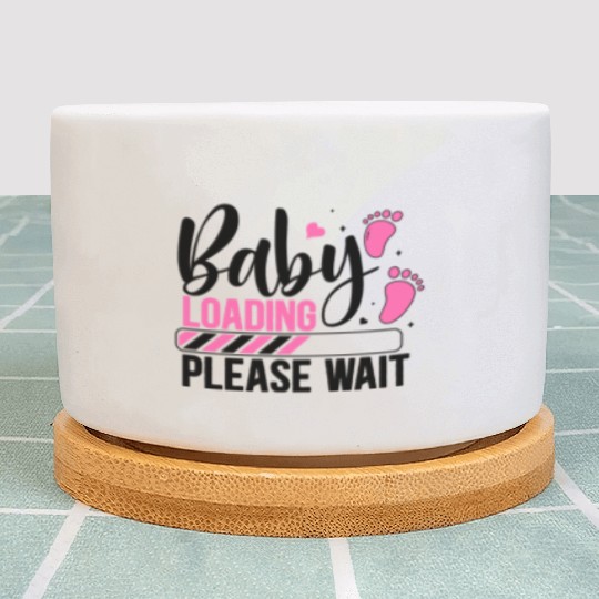 Baby loading babes women mother design newborn Plant Pots