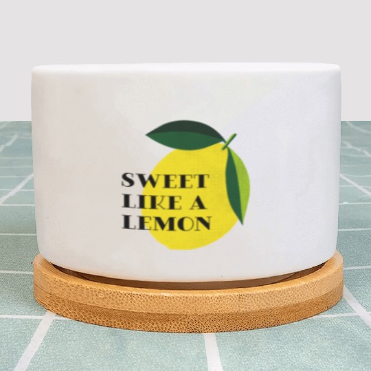 Sweet like a lemon Fruit Citrus Yellow Summer Plant Pots