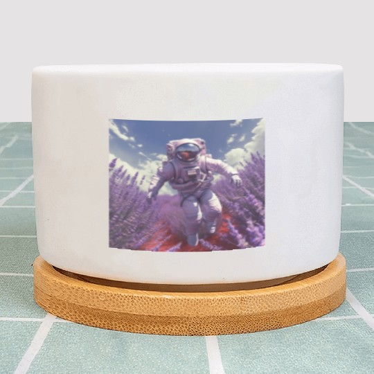 post nuclear lavender farmer Plant Pots