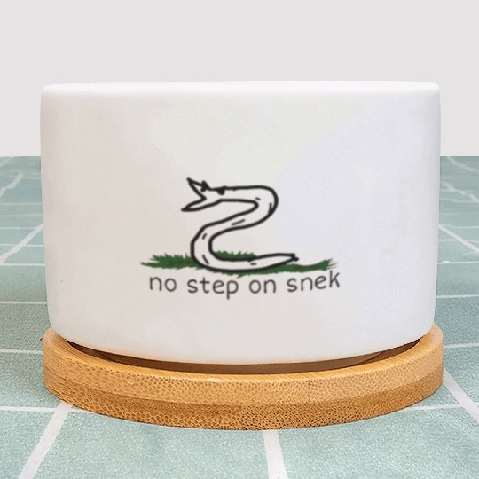 No Step On Snek Plant Pots