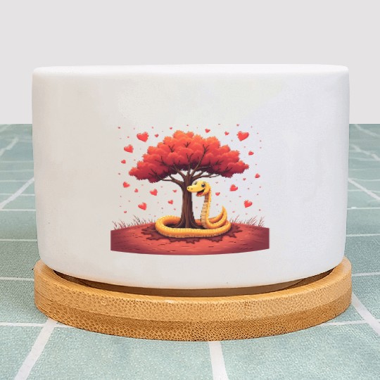 I love my snake heart tree Plant Pots