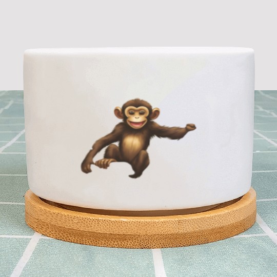 Monkey - "Banana Bandit" Plant Pots