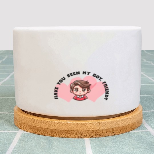 have you seen my boy friend Plant Pots