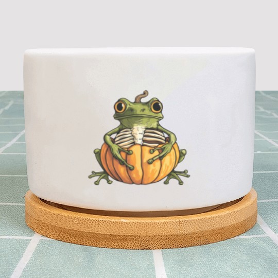 Pumpkin Frog Frog Pumpkin Plant Pots