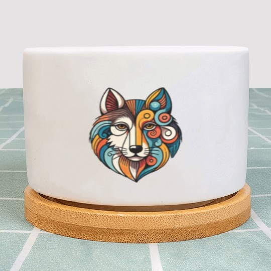 Wolf head 14 Plant Pots