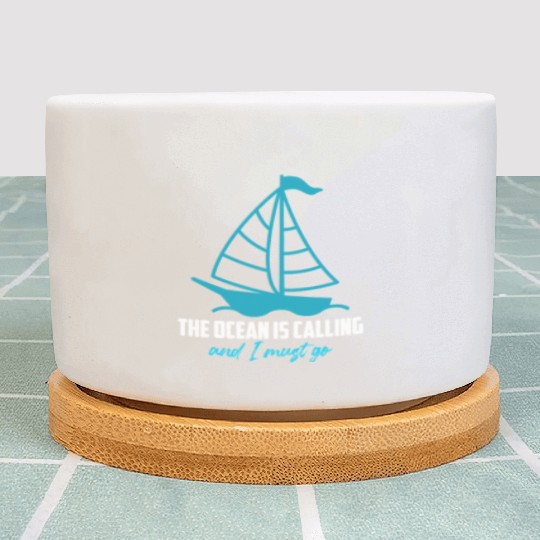 Florida Keys THE OCEAN IS CALLING I MUST GO Plant Pots