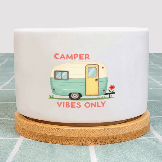Camper Vibes Only: Nature Camping Plant Pots