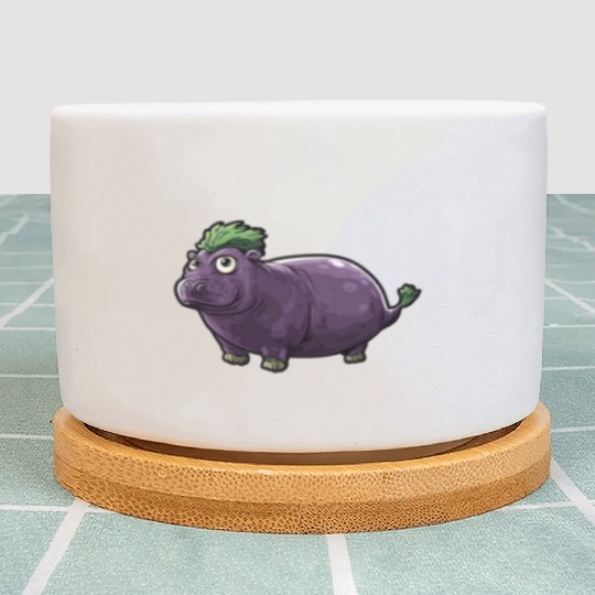 Hip Eggplant Plant Pots