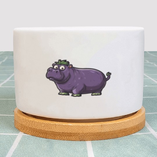 Hip Eggplant Plant Pots