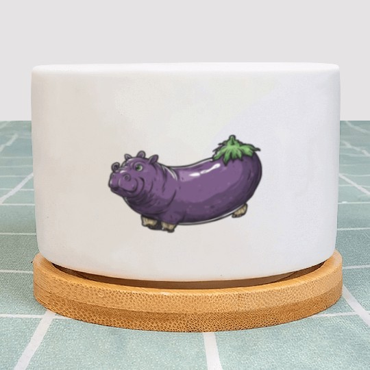 Hip Eggplant Plant Pots