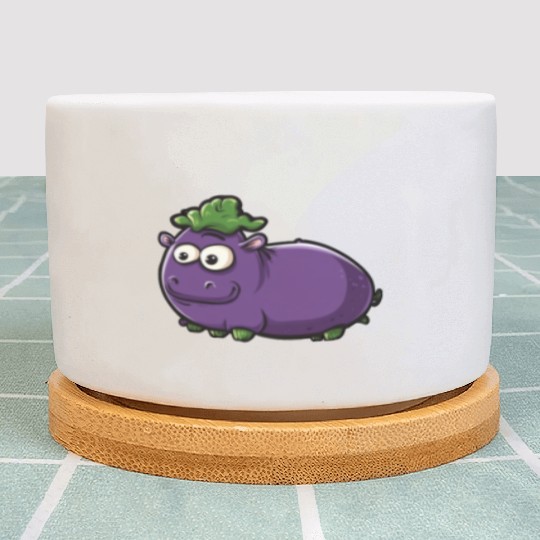 Hip Eggplant Plant Pots