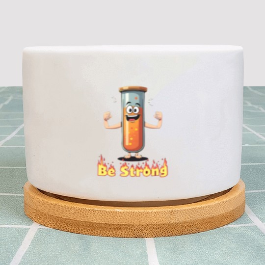 Humans and Chemistry - Be Strong Plant Pots