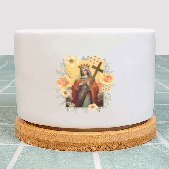 St Helena The True Cross and Church Plant Pots