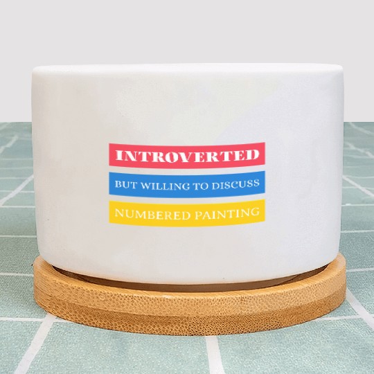 NUMBERED PAINTING Plant Pots