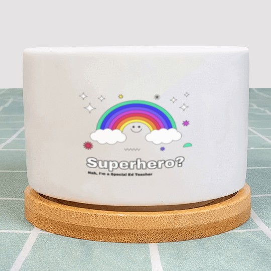 Superhero? Nah, I’m a Special Ed Teacher Plant Pots