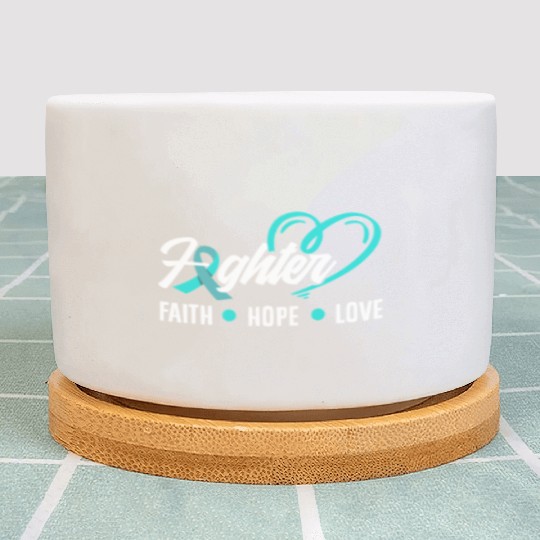 PTSD Awareness Faith Hope Love Fighter Plant Pots