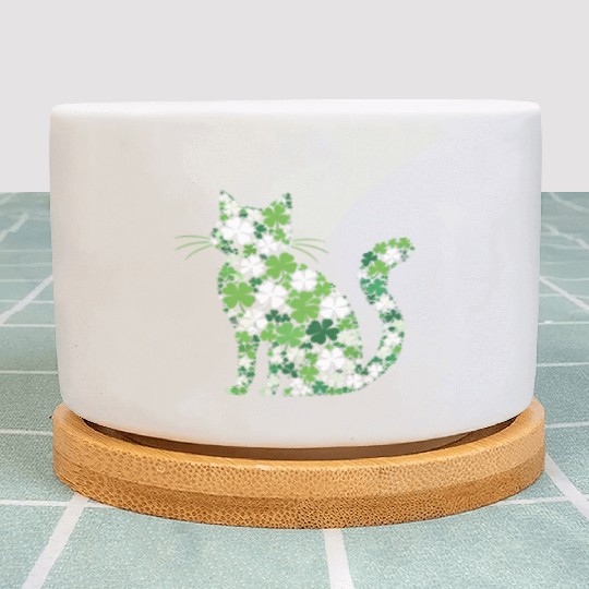 Catrick's Day – Lucky Cat Celebration Plant Pots