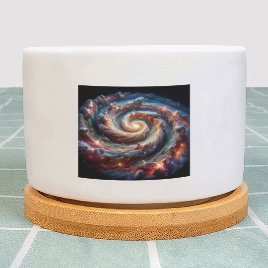3d Galaxy Plant Pots