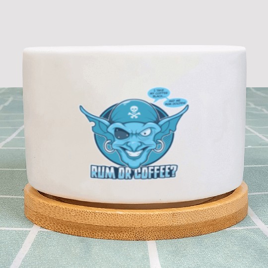 Rum or Coffee Plant Pots