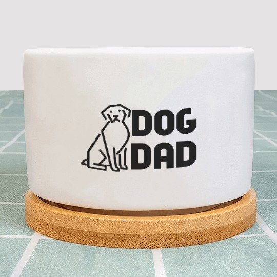 Dog Dad Plant Pots