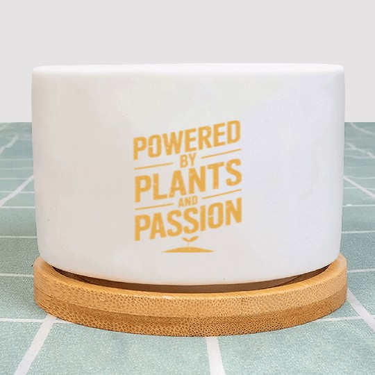 Powered By Plants And Passion Vegan Vegetarian Plant Pots