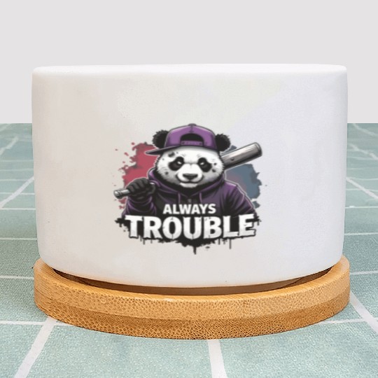 Gangster Panda Panda Bear Pandas Plant Pots