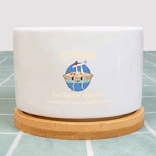 Pi Day Infinite digits endless possibilities Plant Pots