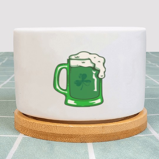 Green Beer Plant Pots