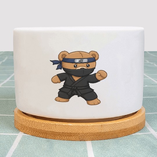 Teddy bear ninja Plant Pots