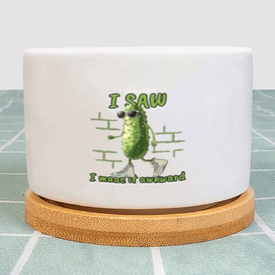 I Came, I Saw, I Made It Awkward Pickleball Plant Pots