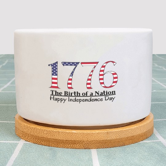 America 1776 Independence Day Plant Pots
