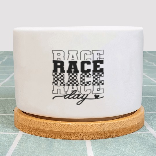 Race Day Racing Season Plant Pots