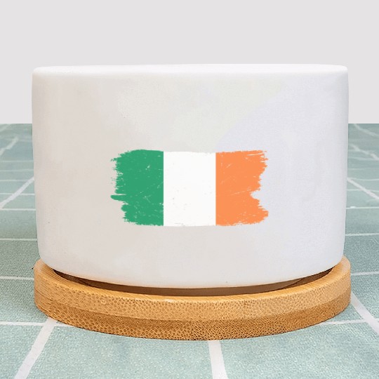 Ireland flag Plant Pots