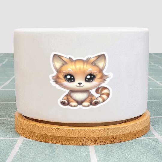 Kawaii Cat Plant Pots