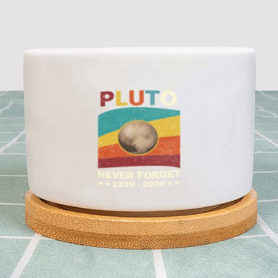 Pluto Never Forget Tribute 1930-2006 Plant Pots